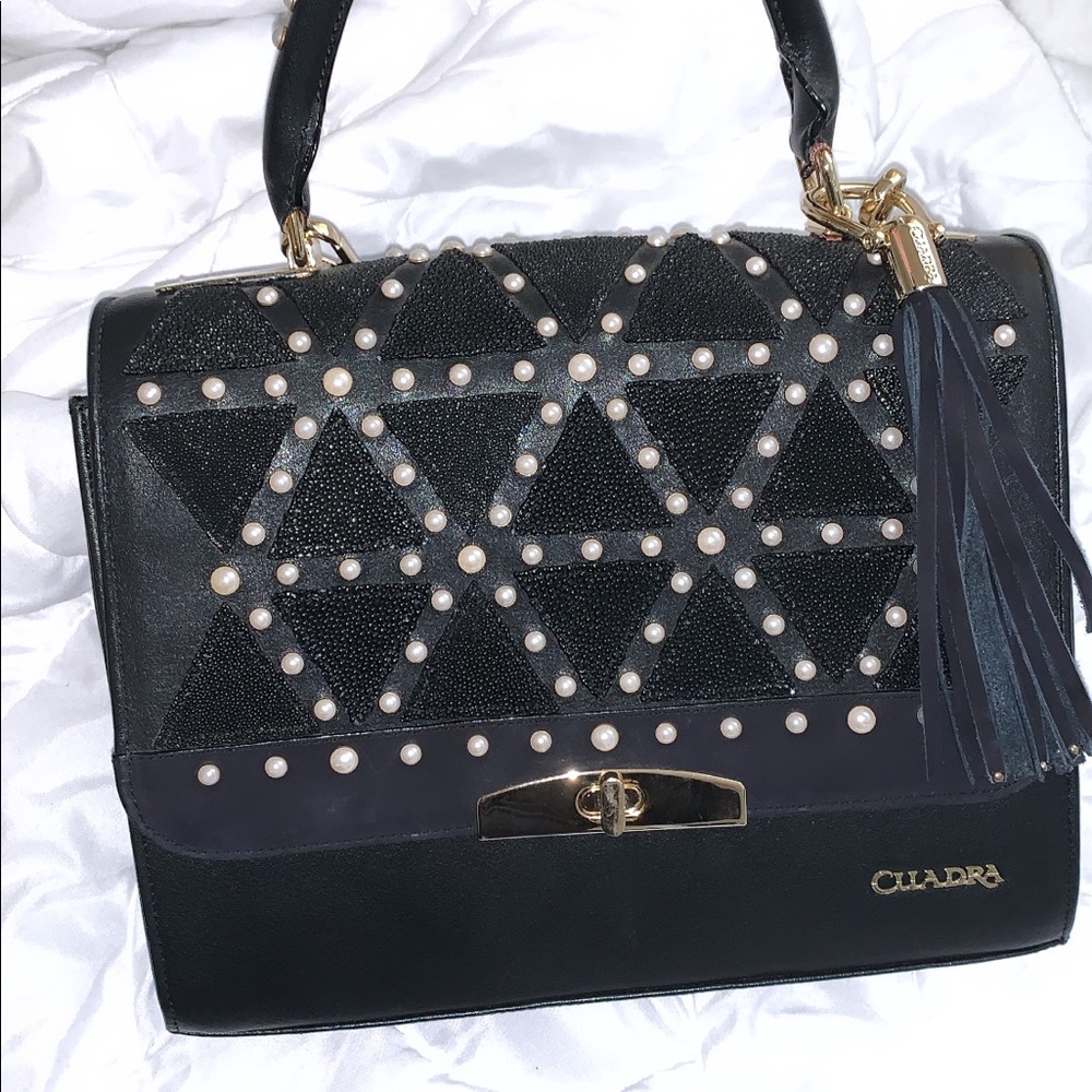Cuadra Women’s Leather and stingray Handbag